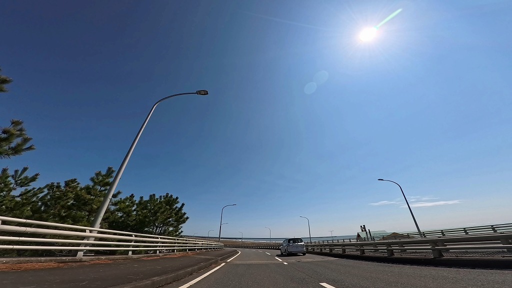 大洗海岸 サンビーチ通り 大洗海岸通り